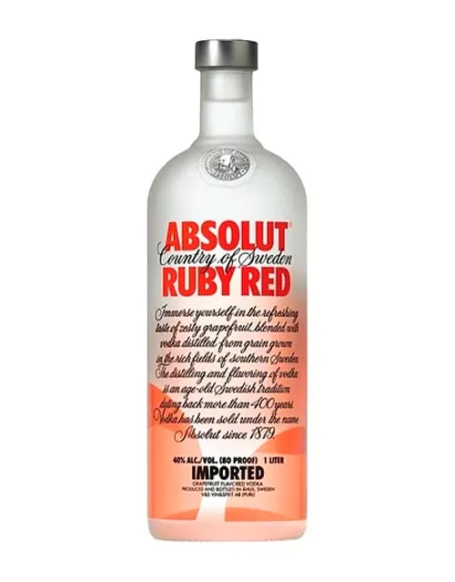 Absolut ruby red 750cc
