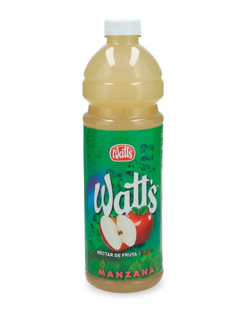 Jugo néctar en botella 1.5 lt manzana watts