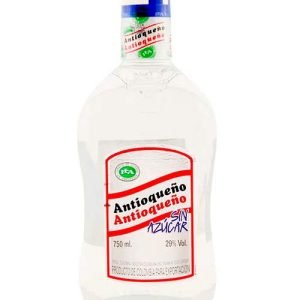 Aguardiente antioqueño sin azúcar 750cc