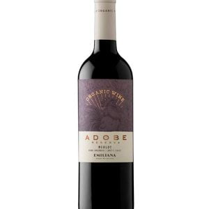 Vino adobe orgánico merlot 750cc